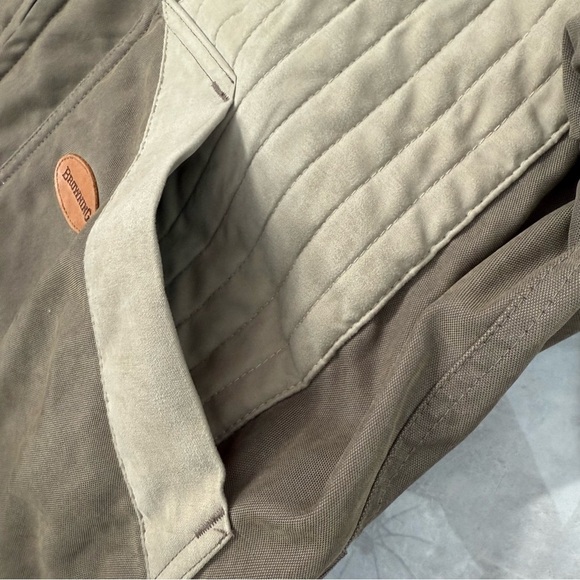 Men’s Vintage Browning Reactar Mesh Lined Shooting Jacket Double Zipper Small - Picture 7 of 17